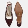 Marc Loire Women Slip on Kitten Heel Pumps for Office Wear