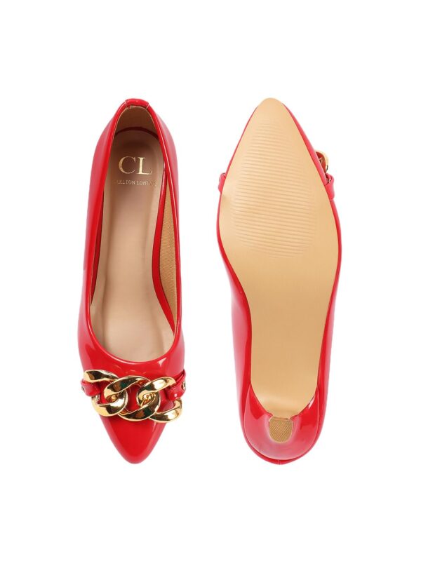 Carlton London Women Stylish Slipon Pump Shoes with Kitten H...