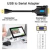DTECH USB to Serial Adapter DB9 RS232 Cable Prolific Chip PL...