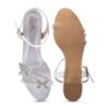 Froh Feet Butterfly Heels Heeled Sandals Rhinestone Crystal ...