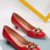 Carlton London Women Stylish Slipon Pump Shoes with Kitten H...