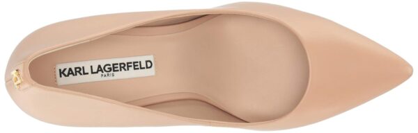 Karl Lagerfeld Paris Women's Royale Dress Pump, Nude, 7