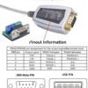 Robodo USB to RS422 RS485 Serial Port Converter Charging Ada...