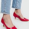 ELLE Women's Solid Stiletto Heel Slip-On Pumps