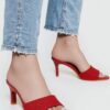 ELLE Women Stylish and elegant Kitten Heel Sandal