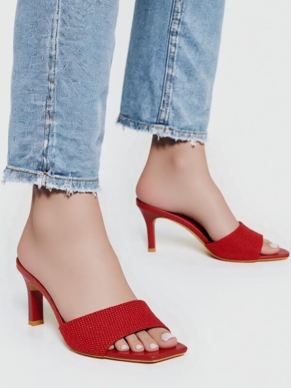 ELLE Women Stylish and elegant Kitten Heel Sandal