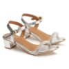 Vendoz Women Golden Party Wedding Heels for Bridal