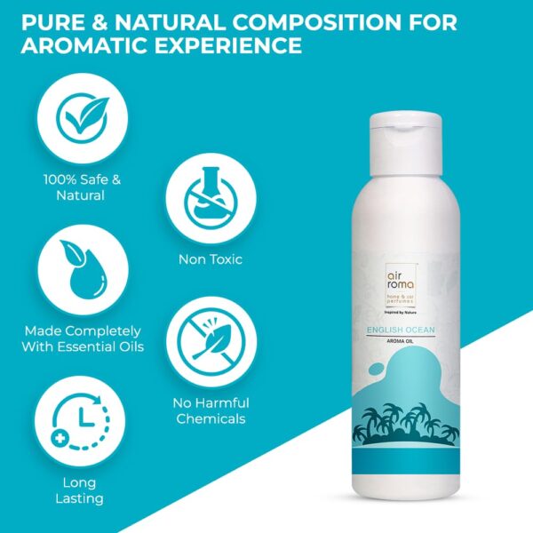 AIR-ROMA English Ocean Pure, Natural and Undiluted Aroma Dif...
