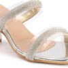 Carlton London Women Stylish Embellished Ethnic Sandal with ...