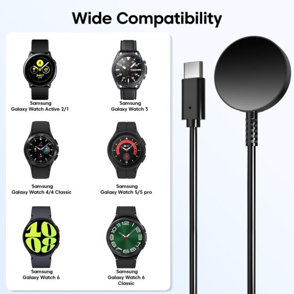 Sounce Magnetic USB Charger for Samsung Galaxy Watch – Fast ...