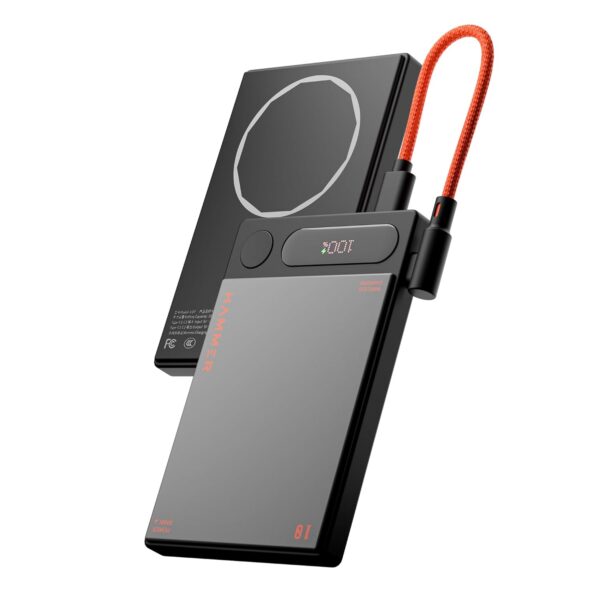 HAMMER 10000mAh MagSafe Power Bank, 15W Wireless Charging (M...