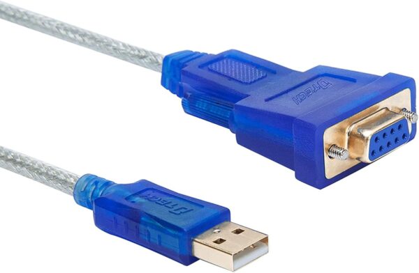 DTECH USB to RS232 DB9 Female Serial Adapter Cable Windows 1...