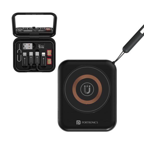 Portronics Smartpod 3 in 1 Wireless Charger with Multifuncti...