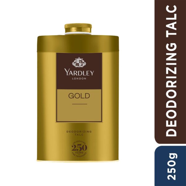 Yardley London Gold Deodorizing Talc| Fresh Woody Scent| Mas...