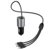 DUDAO R5PRON Premium Car Charger – Metallic Body, 3.4A Super...