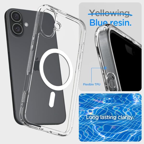 Amazon Brand-Solimo Mobile Cover for Apple iPhone 16 Plus (S...