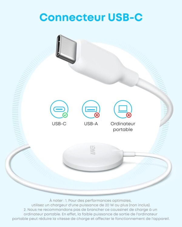 Anker MagSafe Charger Pad Compatible, MagGo iPhone 16 Wirele...