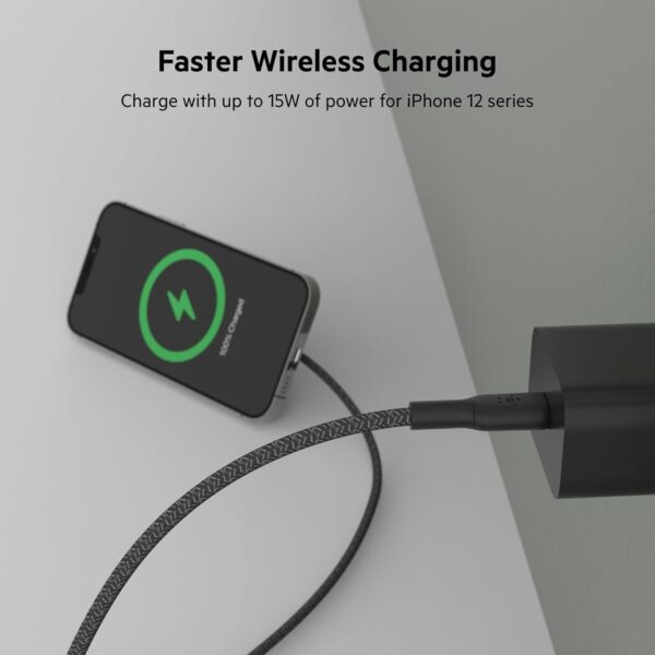 Belkin MagSafe Wireless Charger Fast Charging Up to 15W with...