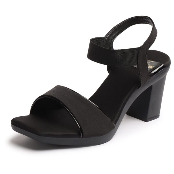 XE Looks Women's Trendy Block Heels | Open-Toe Sandals with ...