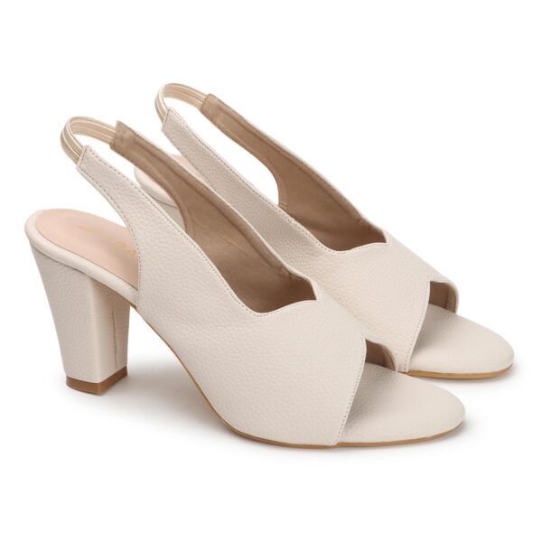 TRASE Ankle Strap Pointed Toe Block Heel Pumps Sandals For W...