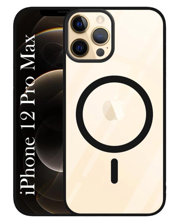 Jkobi Back Cover Case for Apple iPhone 12 Pro Max (Black Mag...
