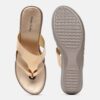 Marc Loire Women Round Toe Wedge Heel Sandal for Casual Wear