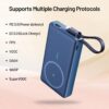 pTron Dynamo Dash Magnetic Wireless 10000mAh Fast Charging S...