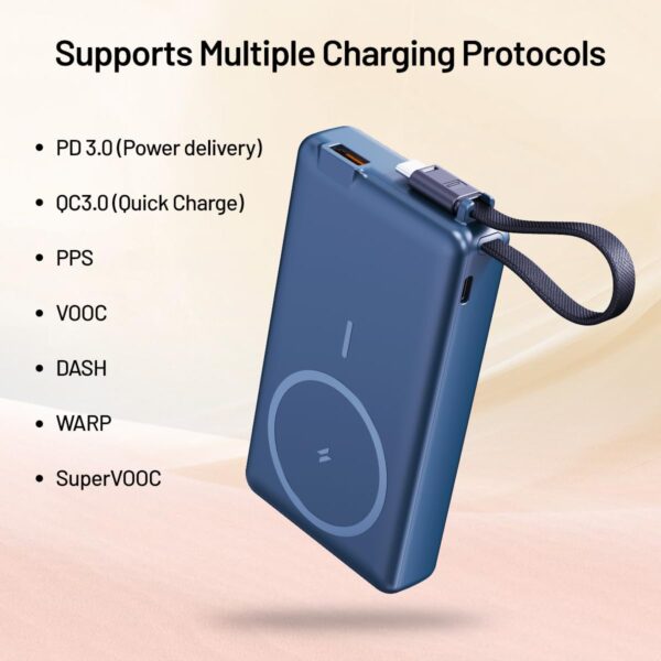 pTron Dynamo Dash Magnetic Wireless 10000mAh Fast Charging S...
