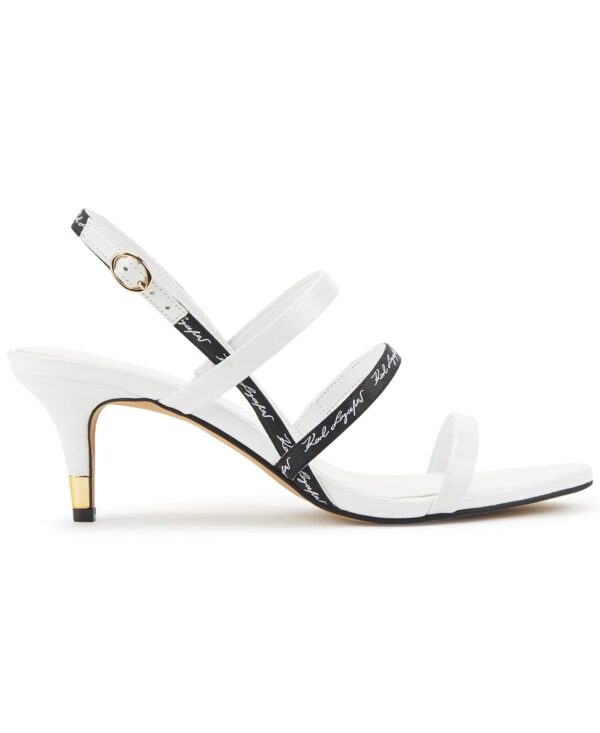 Karl Lagerfeld Paris Women's Ankle-Strap DEXTRA Heeled Sanda...