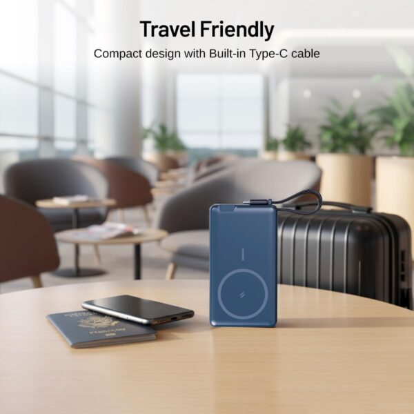 pTron Dynamo Dash Magnetic Wireless 10000mAh Fast Charging S...