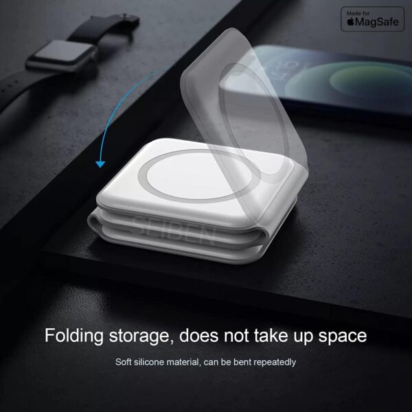 3 in 1 Magnetic MagSafe Foldable Wireless Charger for iPhone...