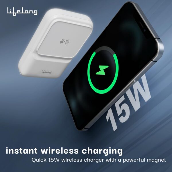 Lifelong Electronics 10000mAh MagSafe Wireless Fast Charging...