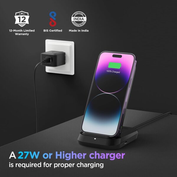 Spigen Power Bank 10000mAh Fast Charging, 5 in 1 Wireless Po...