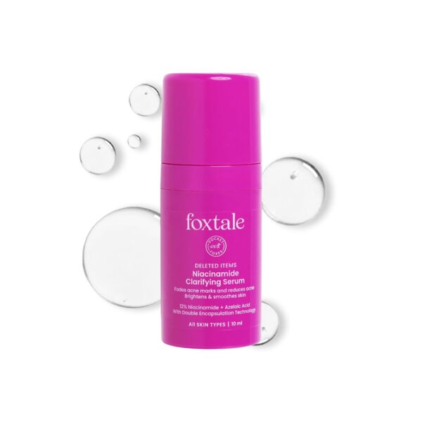Foxtale 12% Niacinamide Face Serum with Azelaic Acid for Oil...