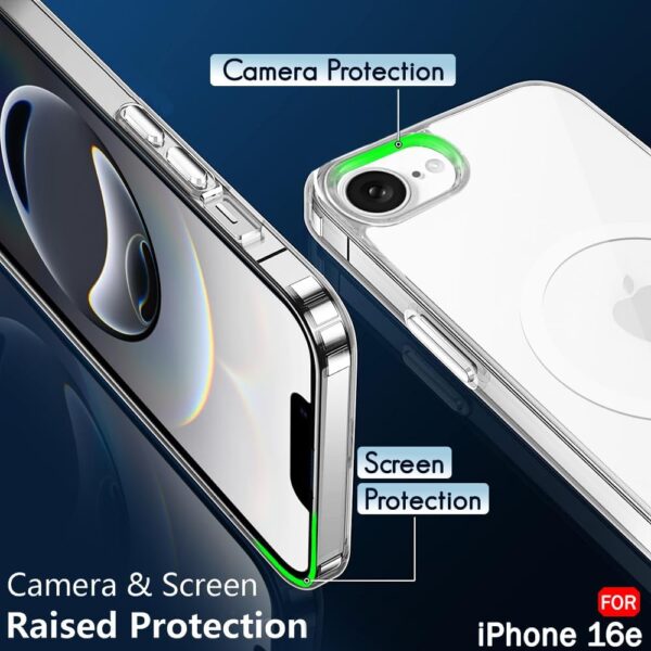 Amazon Brand-Solimo Mobile Cover for Apple iPhone 16e (Silic...