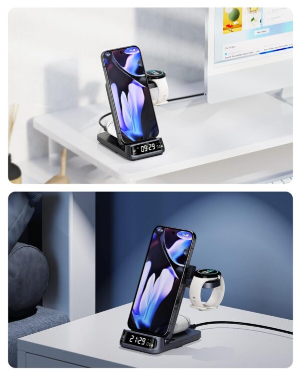 SwanScout Wireless Charger for Pixel Watch 3/2/Fitbit Versa ...