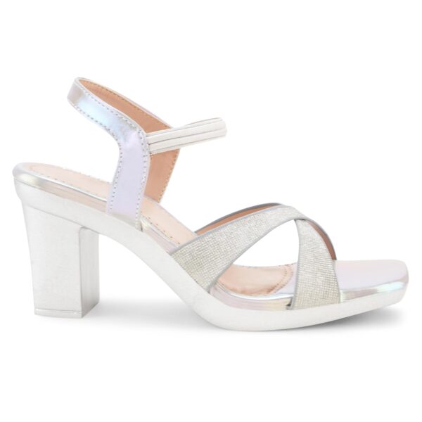 JM LOOKS Fashion Casual Block Heels Sandals With Solid Comfo...