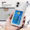 Casotec Premium Shockproof Transparent TPU Back Case Cover w...
