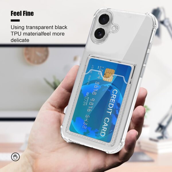 Casotec Premium Shockproof Transparent TPU Back Case Cover w...