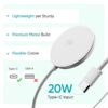 Ambrane 15W Qi-2 MagSafe Wireless Charger with 60W Type C Ca...