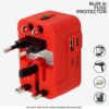 rts 224+ Countries Universal Travel Adapter with USB-C Type ...