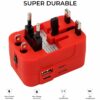 rts 224+ Countries Universal Travel Adapter with USB-C Type ...