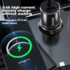 DUDAO R5PRON Premium Car Charger – Metallic Body, 3.4A Super...