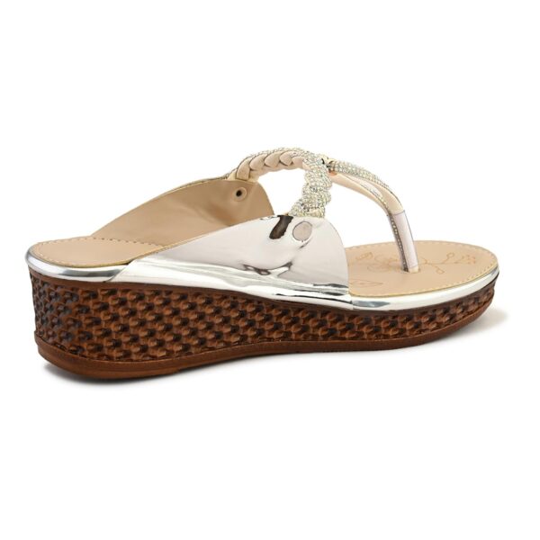 Centrino Women's Wedge Heel Sandals | Stylish Slip-On Sandal...