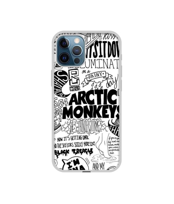 Casotec Arctic Monkeys Pattern Design Printed Silicon Soft T...