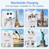HUMBLE Universal Travel Adapter Plug - International Multipu...