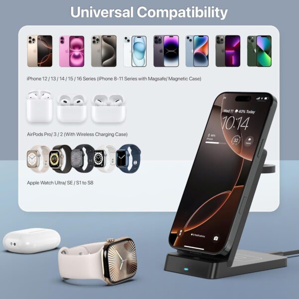 eller santé® NEXFOLD 3in1 Wireless Charger 23W Magnetic Mag-...