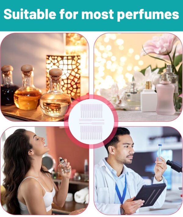 200 Pcs Perfume Tester Strips, Fragrance Test Paper for Perf...