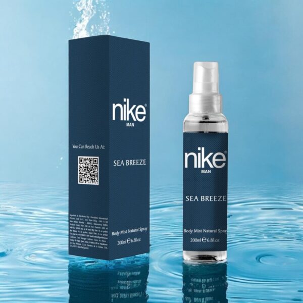 Nike Sea Breeze Body Mist for Men, 200ml, Aqua Fragrance Spr...