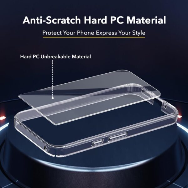 Jkobi Lifetime Anti-Yellow Clear Back Cover Case for Apple i...